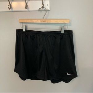 Black Nike athletic shorts